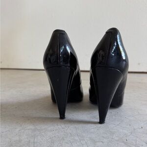 Marc Fisher Shiny Black Heels